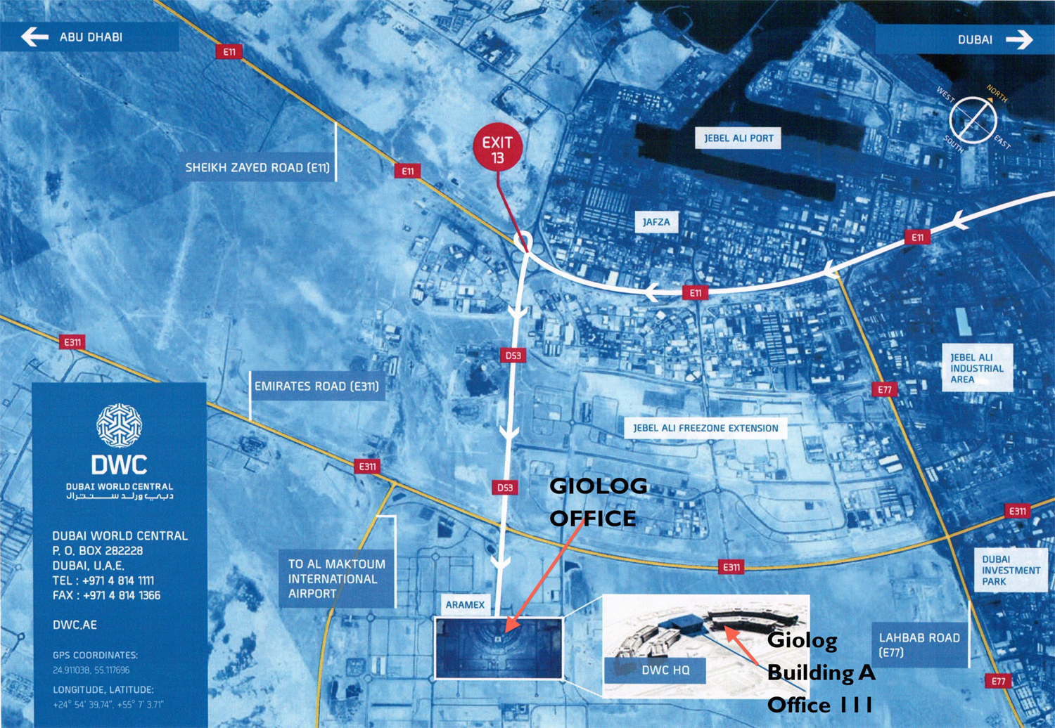 Giolog Office Location | UAE | Dubai